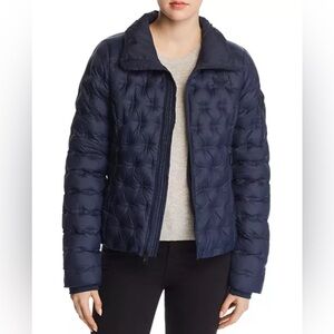 The North Face Holladown crop Cross-Stitch Goose Down Puffer Jacket, size Medium